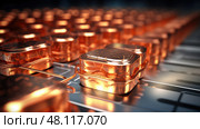 conductivity copper periodic table. Стоковое AI-изображение, AI-художник Vectorwin / Фотобанк Лори