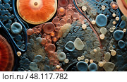 shape cell texture. Стоковое AI-изображение, AI-художник Vectorwin / Фотобанк Лори
