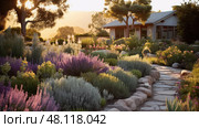 sage drought tolerant plants. Стоковое AI-изображение, AI-художник Vectorwin / Фотобанк Лори