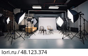lit video studio lighting ai generated. Стоковое AI-изображение, AI-художник Vectorwin / Фотобанк Лори