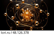 electrons atom types ai generated. Стоковое AI-изображение, AI-художник Vectorwin / Фотобанк Лори
