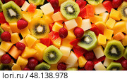 colorful pineaple pineapple fruit ai generated. Стоковое AI-изображение, AI-художник Vectorwin / Фотобанк Лори