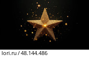 specks gold glitter star ai generated. Стоковое AI-изображение, AI-художник Vectorwin / Фотобанк Лори