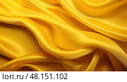 vibrant yellow background silk ai generated. Стоковое AI-изображение, AI-художник Vectorwin / Фотобанк Лори
