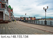 Набережная Брюгге. Город Йошкар-Ола (2024 год). Редакционное фото, фотограф Макаров Алексей / Фотобанк Лори