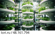 sustainability innovation agriculture ai generated. Стоковое AI-изображение, AI-художник Vectorwin / Фотобанк Лори