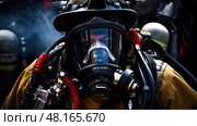 tank firefighter equipment ai generated. Стоковое AI-изображение, AI-художник Vectorwin / Фотобанк Лори