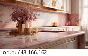 veining marble gold pink ai generated. Стоковое AI-изображение, AI-художник Vectorwin / Фотобанк Лори