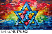 torah jewish stars ai generated. Стоковое AI-изображение, AI-художник Vectorwin / Фотобанк Лори