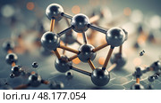 atom carbon element ai generated. Стоковое AI-изображение, AI-художник Vectorwin / Фотобанк Лори