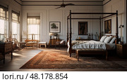 twist colonial interior ai generated. Стоковое AI-изображение, AI-художник Vectorwin / Фотобанк Лори