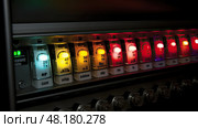 control indicator lights ai generated. Стоковое AI-изображение, AI-художник Vectorwin / Фотобанк Лори