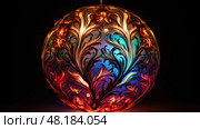 orb light ball ai generated. Стоковое AI-изображение, AI-художник Vectorwin / Фотобанк Лори