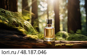 calming cedarwood essential oil ai generated. Стоковое AI-изображение, AI-художник Vectorwin / Фотобанк Лори
