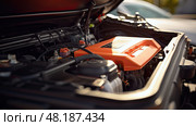 energy automotive battery ai generated. Стоковое AI-изображение, AI-художник Vectorwin / Фотобанк Лори