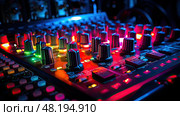 speaker sound equipment ai generated. Стоковое AI-изображение, AI-художник Vectorwin / Фотобанк Лори