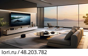 minimalist luxury technology ai generated. Стоковое AI-изображение, AI-художник Vectorwin / Фотобанк Лори