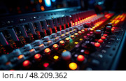 headphones sound equipment ai generated. Стоковое AI-изображение, AI-художник Vectorwin / Фотобанк Лори