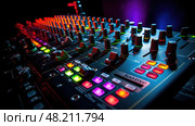 microphone sound equipment ai generated. Стоковое AI-изображение, AI-художник Vectorwin / Фотобанк Лори