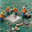 Miniature workers in the microworld repairing and maintaining a large microchip on circuit board, electronic components, tools, and intricate wiring, highlighting teamwork in electronics maintenance. Стоковое AI-изображение, AI-художник Андрей Ка / Фотобанк Лори
