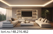 lighting recessed lights ai generated. Стоковое AI-изображение, AI-художник Vectorwin / Фотобанк Лори
