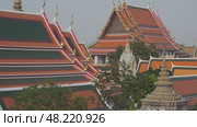 Wat Pho temple in Bangkok, Thailand. Стоковое видео, видеограф Михаил Коханчиков / Фотобанк Лори
