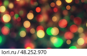 Bokeh lights. Abstract blurred background. Vibrant defocused light effect. Стоковое AI-видео, аниматор Ирина Старикова / Фотобанк Лори