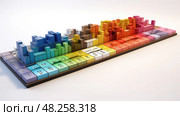 atomic periodic table 3d ai generated. Стоковое AI-изображение, AI-художник Vectorwin / Фотобанк Лори