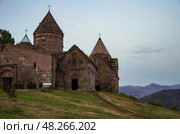 Средневековый монастырь Гошаванк. Дилижан, Армения. (2013 год). Стоковое фото, фотограф Дымов Игорь / Фотобанк Лори