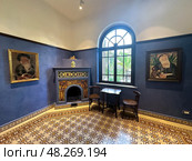 Living room in the house of the national poet of Israel Chaim Nachman Bialik. Редакционное фото, фотограф Irina Opachevsky / Фотобанк Лори