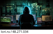 malware technology threat ai generated. Стоковое AI-изображение, AI-художник Vectorwin / Фотобанк Лори