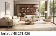 furniture 3d interior renderings ai generated. Стоковое AI-изображение, AI-художник Vectorwin / Фотобанк Лори