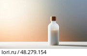 serene cbd oil bottle isolated ai generated. Стоковое AI-изображение, AI-художник Vectorwin / Фотобанк Лори