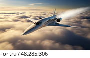 supersonic aerospace ai generated. Стоковое AI-изображение, AI-художник Vectorwin / Фотобанк Лори