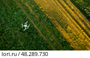 lidar drone agriculture ai generated. Стоковое AI-изображение, AI-художник Vectorwin / Фотобанк Лори