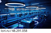 automation aquatic fish farm ai generated. Стоковое AI-изображение, AI-художник Vectorwin / Фотобанк Лори