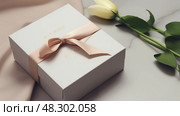 minimalist mothers day gift card. Стоковое AI-изображение, AI-художник Vectorwin / Фотобанк Лори