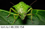 adaptation leaf hopper ai generated. Стоковое AI-изображение, AI-художник Vectorwin / Фотобанк Лори