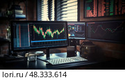 stocks finance data ai generated. Стоковое AI-изображение, AI-художник Vectorwin / Фотобанк Лори