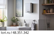 efficient tankless water ai generated. Стоковое AI-изображение, AI-художник Vectorwin / Фотобанк Лори