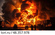 flames huge fire ai generated. Стоковое AI-изображение, AI-художник Vectorwin / Фотобанк Лори