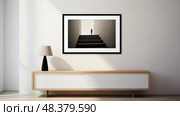 frme frames on a wall ai generated. Стоковое AI-изображение, AI-художник Vectorwin / Фотобанк Лори