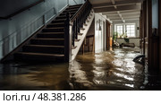 claim water damage insurance ai generated. Стоковое AI-изображение, AI-художник Vectorwin / Фотобанк Лори