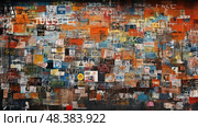spray grafitti brick wall ai generated. Стоковое AI-изображение, AI-художник Vectorwin / Фотобанк Лори