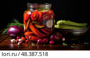 acidity red wine vinegar ai generated. Стоковое AI-изображение, AI-художник Vectorwin / Фотобанк Лори