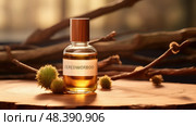 calming cedarwood oil ai generated. Стоковое AI-изображение, AI-художник Vectorwin / Фотобанк Лори