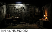 rusted dark home ai generated. Стоковое AI-изображение, AI-художник Vectorwin / Фотобанк Лори
