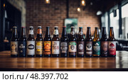 stout beer style ai generated. Стоковое AI-изображение, AI-художник Vectorwin / Фотобанк Лори