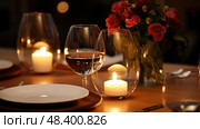 romantic stemless wine glasses ai generated. Стоковое AI-изображение, AI-художник Vectorwin / Фотобанк Лори