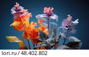 velvety lambs ear plant ai generated. Стоковое AI-изображение, AI-художник Vectorwin / Фотобанк Лори